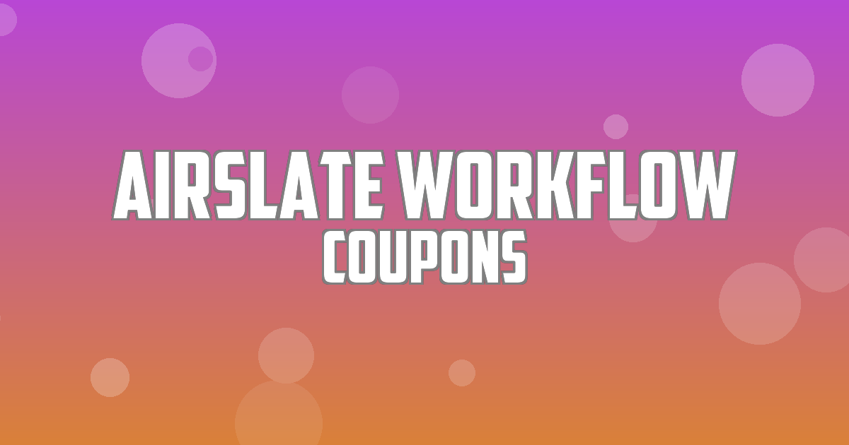 Airslate WorkFlow Deals
