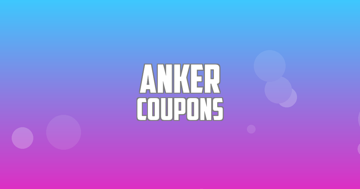 Anker Deals