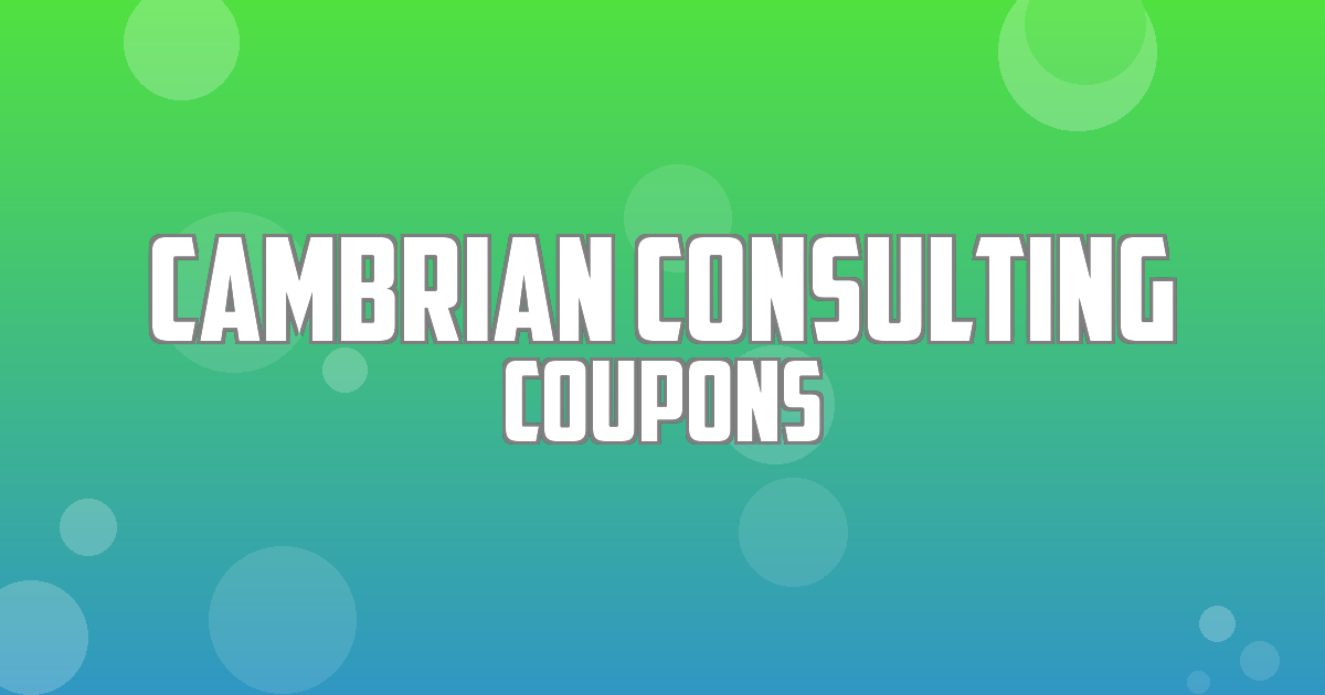 Cambrian Consulting Deals
