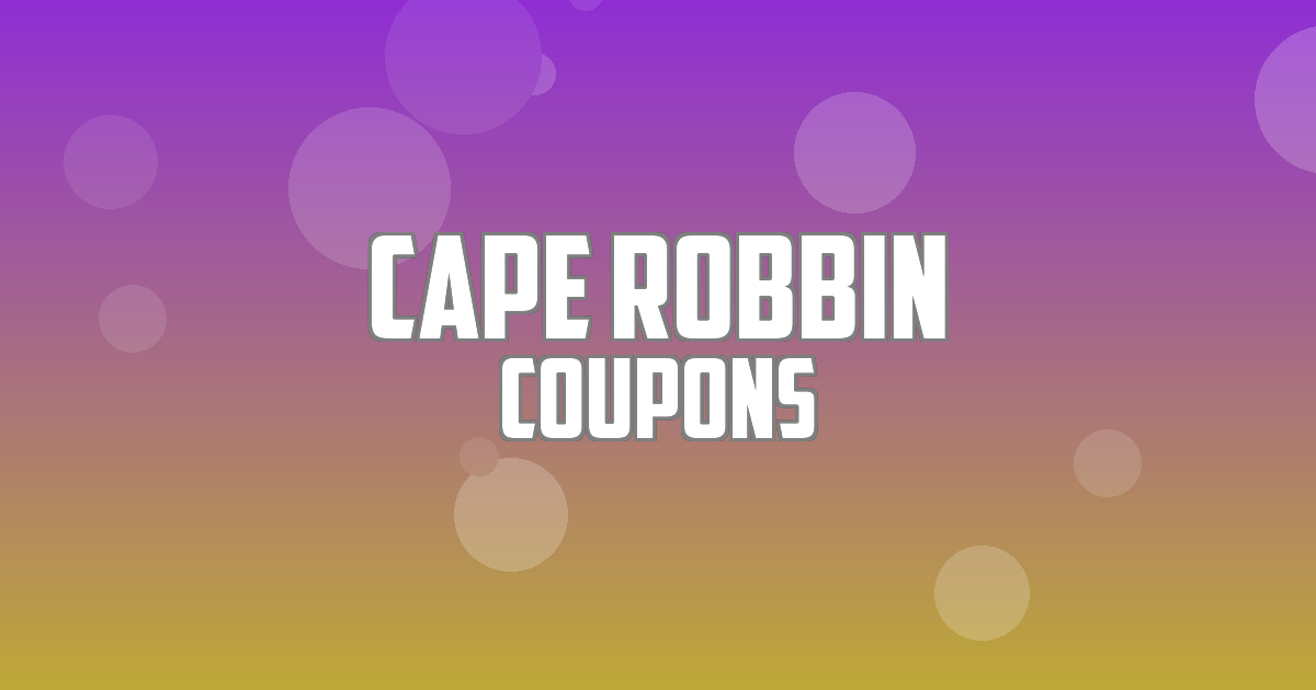 Cape Robbin Deals