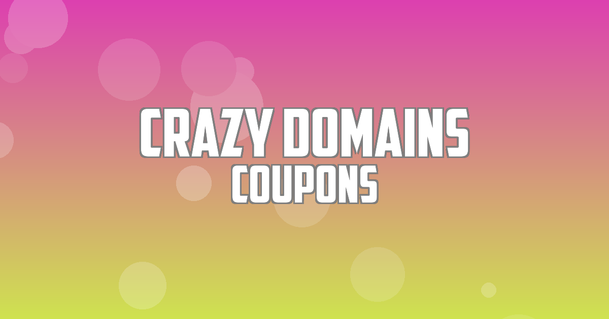 Crazy Domains Deals