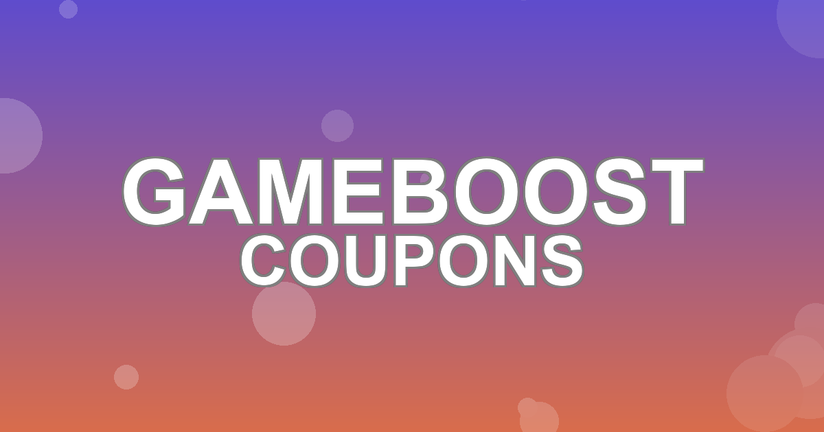GameBoost Deals