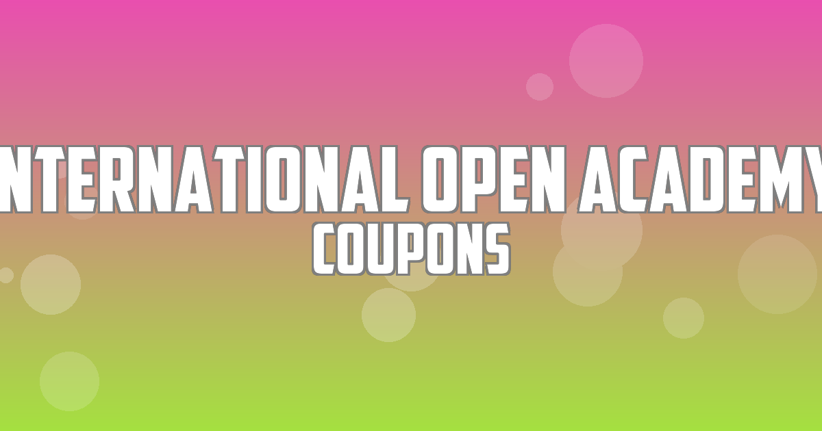 International Open Academy Deals