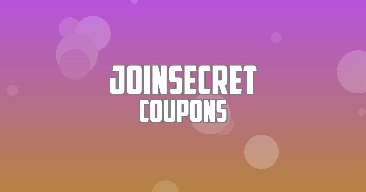 JoinSecret Deals