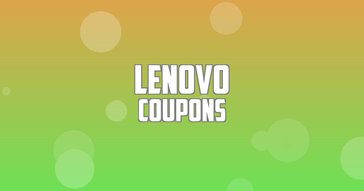Lenovo Deals