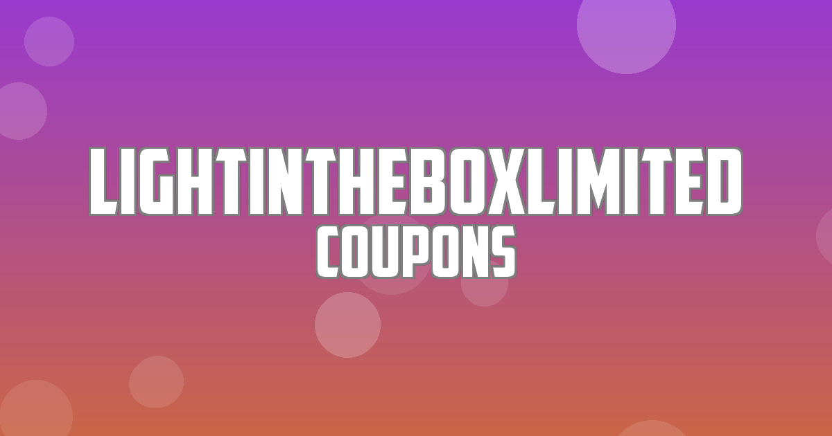 Lightintheboxlimited Deals