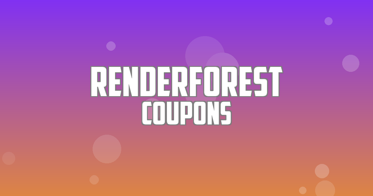 Renderforest Deals