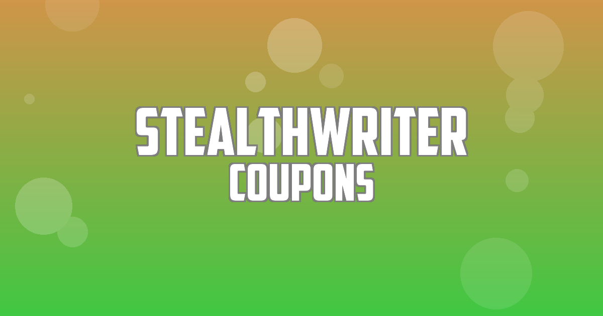 StealthWriter Deals