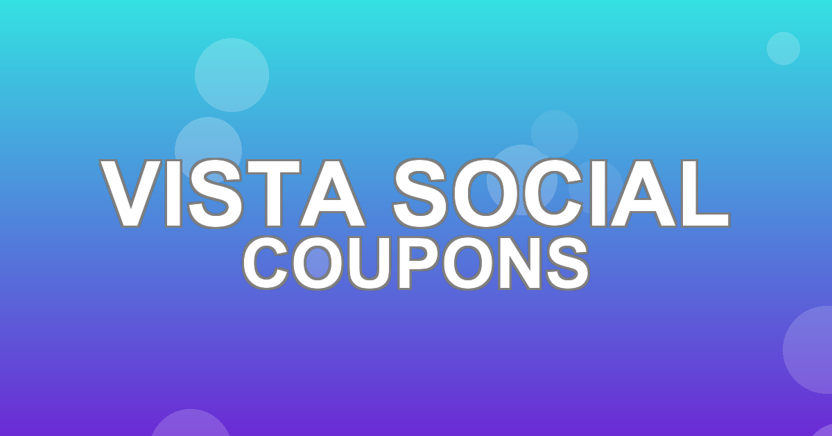 Vista Social Deals